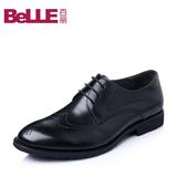 Belle/百丽男鞋2016春季新款正装皮鞋牛皮英伦男单鞋A3820AM6