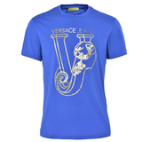 Versace Jeans范思哲男装 男士时尚字母LOGO圆领短袖T恤90598