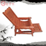 刺猬紫檀 红木中式仿古实木家具 非洲黄花梨木沙滩椅 折叠椅 躺椅