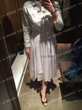 【伦敦直邮】BURBERRY 博柏利 2015 春夏新款 纯白色 百褶 连衣裙