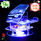 生日礼物女生创意男送女友闺蜜老婆情人节结婚摆件水晶钢琴音乐盒