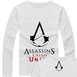2015年刺客信条 t恤 长袖 刺客信条4 Assassin's Creed 纯棉 男