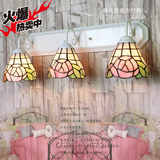 欧式田园美式玫瑰花灯饰灯具餐厅客厅灯三头镜前灯楼梯卧室壁灯