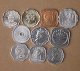 全国包邮 10个国家10枚异形纪念币 外国钱币硬币收藏英联邦苏里南