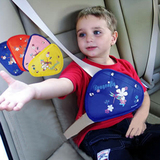 汽车儿童安全带固定器  儿童安全带三角调节器 防勒脖器 三扣印花