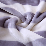 单件加厚保暖秋冬季床上用品双人珊瑚绒1.8米被罩合雨法兰绒被套