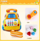 澳贝澳宝宝婴儿童玩具电话机玩具座机早教益智音乐电子汽车电话