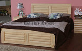 上海厂家直销环保松木实木双人床可定制1.5米1.8米架子床高箱床