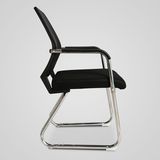 亿家达电脑椅人体工学办公椅护腰椅子职员椅弓形脚透气网布座椅