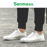 SENMA/森马2016春季新款男鞋平跟休闲鞋韩版潮帆布鞋平跟小白鞋子
