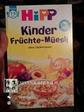 德国现货HIPP 喜宝多种水果杂粮麦片宝宝早餐婴儿辅食12个月 200g