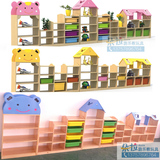 温尚高端实木组合柜 早教幼儿园儿童收纳架樟子松多功能玩具柜