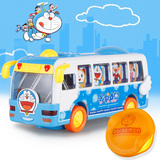 哆啦a梦遥控车遥控巴士 宝宝电动遥控汽车儿童卡通玩具车男孩玩具