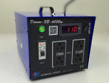 叠诺DIENUO-XB-6000W 220V转100V 110V或120V数码电源转换变