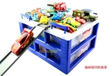 收纳盒收纳箱抽屉式停车场 汽车总动员托马斯玩具迷你停车场 塑料