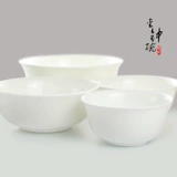 瑞玖纯白无铅4-6寸骨瓷金钟米饭碗小汤碗面碗泡面碗陶瓷餐具热卖