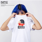 【NPC】MLGB X 蜡笔小新  扭屁股自嗨印花短袖T恤男女同款