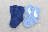 出口美国卡通袜 宝宝袜可爱兔子外贸原单袜子不掉色不变形全棉袜