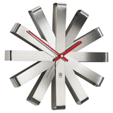 umbraRIBBON丝带欧式创意现代挂钟 家居简约金属个性时钟单面钟表