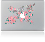 佩格MH076苹果笔记本创意贴膜MacBook彩色局部个性贴纸花鸟系列贴