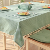 馨生活 春季五彩斑斓日式桌布布艺 餐桌布茶几桌布盖巾长方形台布