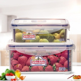 冰箱保鲜盒食品水果保鲜收纳盒大号密封盒塑料长方形有盖透明收纳