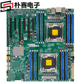 超微 X10DAI 双路工作站主板C612芯片10个SATA支持E5-2600V3 CPU