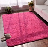 ?欧式客厅卧室茶几沙发型大红地毯防滑加厚