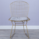 北欧表情/objectum/世界名椅/贝尔托亚餐椅/伊姆斯比基尼椅/金色