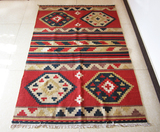 KILIM印度几何图案宜家地毯美式乡村民族风客厅地毯基利姆手编