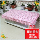 特价包邮纯棉粉色KT猫韩式布艺书桌布桌罩餐桌布床头柜罩电脑桌布