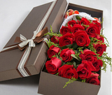 2016常州鲜花礼盒 19朵11朵红玫瑰粉玫瑰蓝色妖姬白玫瑰香槟玫瑰