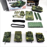 包邮 4D军事拼装模型坦克塑料立体拼装模型坦克 2套全16款