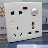 欧电尔开关插座10A二三三极插座多功能电源插座墙壁面板多孔插座
