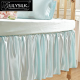 Lilysilk真丝婴儿床床裙100%桑蚕丝新生儿床上用品宝宝床品可定制
