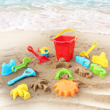 特价大号加厚桶装沙滩玩具套装水桶/铲子/沙漏儿童玩沙子戏水挖沙