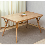 设计师家具纯实木餐桌 1.6米长高档北美白橡木餐桌 日式原木 餐桌