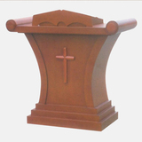 【拿撒勒木匠】基督教讲台 教堂教会讲桌 实木讲台 诵经台N12023