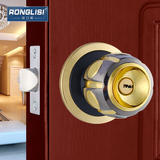 荣力斯 球形门锁室内实木门锁卧室房门锁球锁球形锁纯铜锁芯