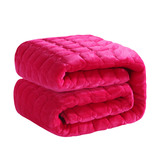 可水洗绗绣厚实保暖法莱绒床垫床护垫 秋冬超柔短毛绒床垫多规格