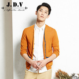 JDV男装 春季男士休闲韩版针织开衫外套空调衫薄款 JSYNV4102ORD