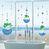 浴室玻璃墙贴 防水瓷砖海底世界鱼贴画 幼儿园游泳馆装饰布置墙贴
