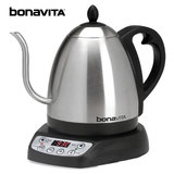 包邮 美国BONAVITA 温控电热 细口壶咖啡手冲壶 调温恒温 1.0L