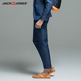 JackJones杰克琼斯纯棉男士商务修身西裤E|215139001