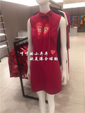 海外正品代购 VALENTINO LOVE折扣 红色无袖修身连衣裙 国内现货
