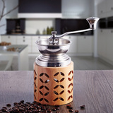 304不锈钢磨豆机手摇 磨咖啡豆家用手动咖啡磨粉机 咖啡豆研磨机