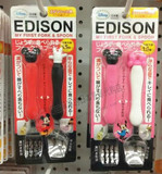现货 日本代购 EDISON迪斯尼宝宝儿童餐具不锈钢勺子叉子组合套