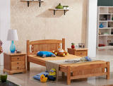 深圳香港可定做 橡木实床架 1.2 1.5 米实木小孩儿童简易单层床架