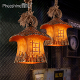 美式乡村餐厅吧台艺术灯具北欧简约主题酒吧咖啡厅工程装饰吊灯