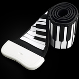 软钢琴手卷钢琴88键加厚专业版练习和旋折叠便携式MIDI软键盘电子